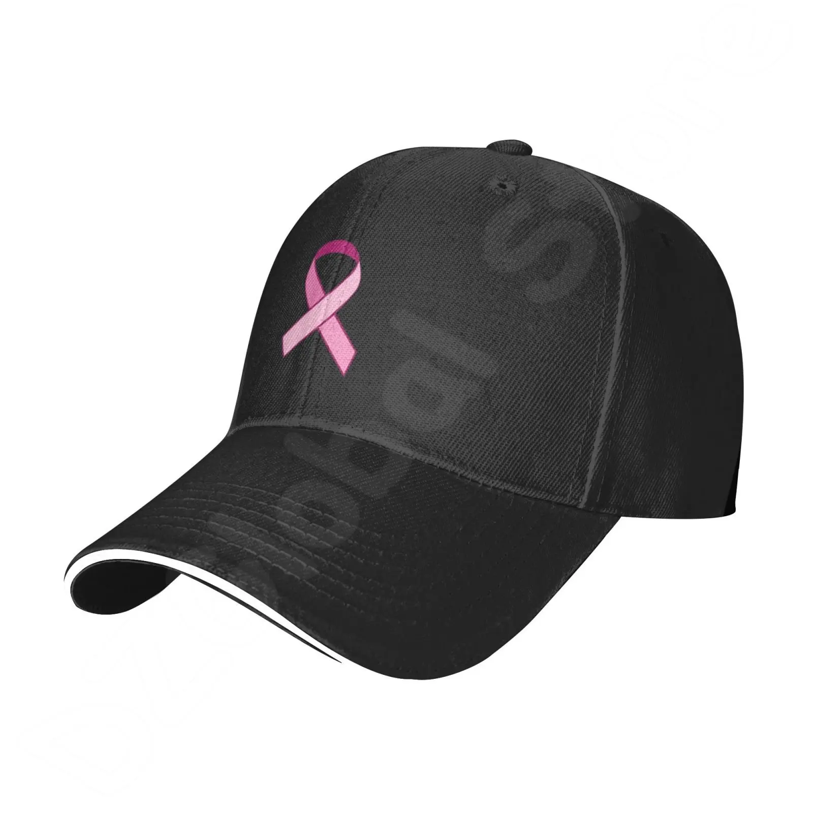 

Pink Ribbon Support Breast Cancer Baseball Caps Women Casual Sun Protection Hats Unisex Adjustable Trucker Hat Dropshipping