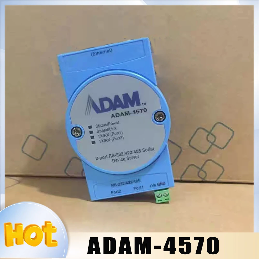 

For Advantech ADAM-4570 2-port RS-232/422/485 serial port networking server ADAM-4570-CE