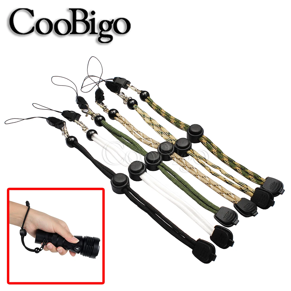 Paracord Hand Wrist Strap Lanyard Quick Release Buckle Adjustable
