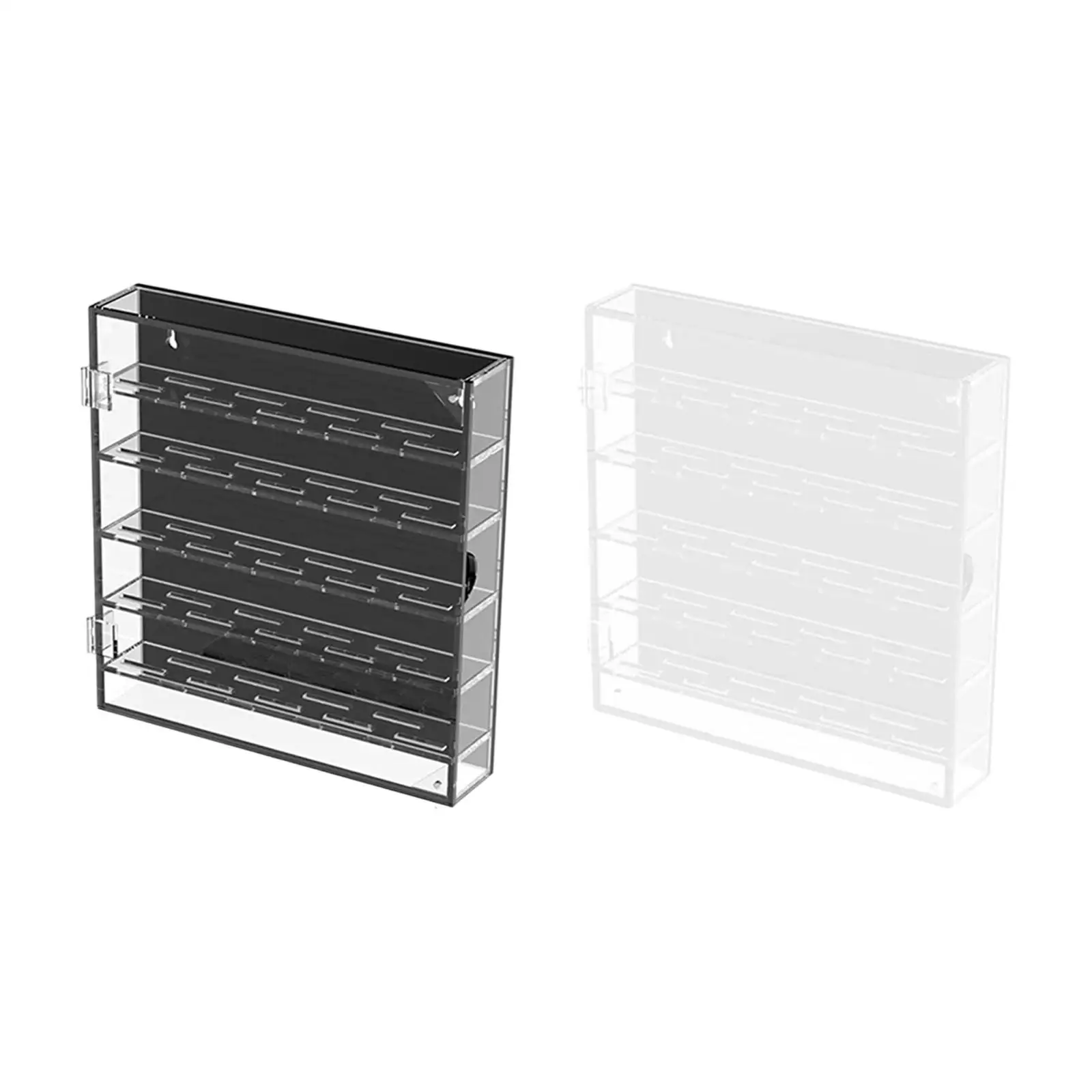 Challenge Coin Wall Display Case Storage Box Coin Box Coins Display Stand Acrylic Coin Holder for Collectors Badges Exhibitions