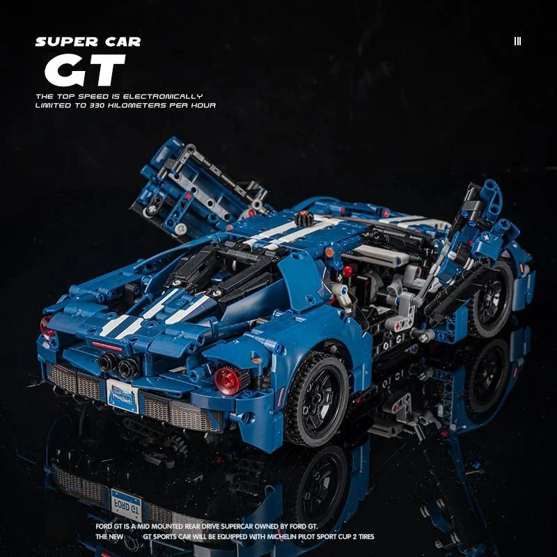 Technical Moc 42154 Technical Super Sports Car Building Blocks Set Model Racing Vehicle Assemble Bricks Toys For Kids Adult Gift 5