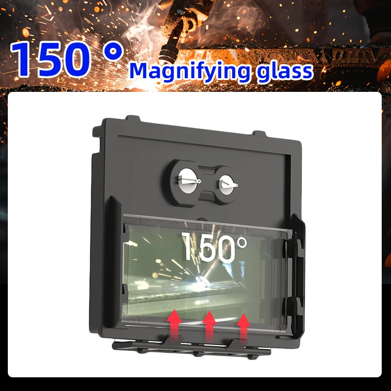 Welding Helmet Lens Welding Helmet Welding Glasses Welding tools PC lens Transparent PC material 075/1.0/1.5/2.0/2.5/3.0 Diopter Welding Helmet Mask Glass Magnifier Lens Eye-Prot