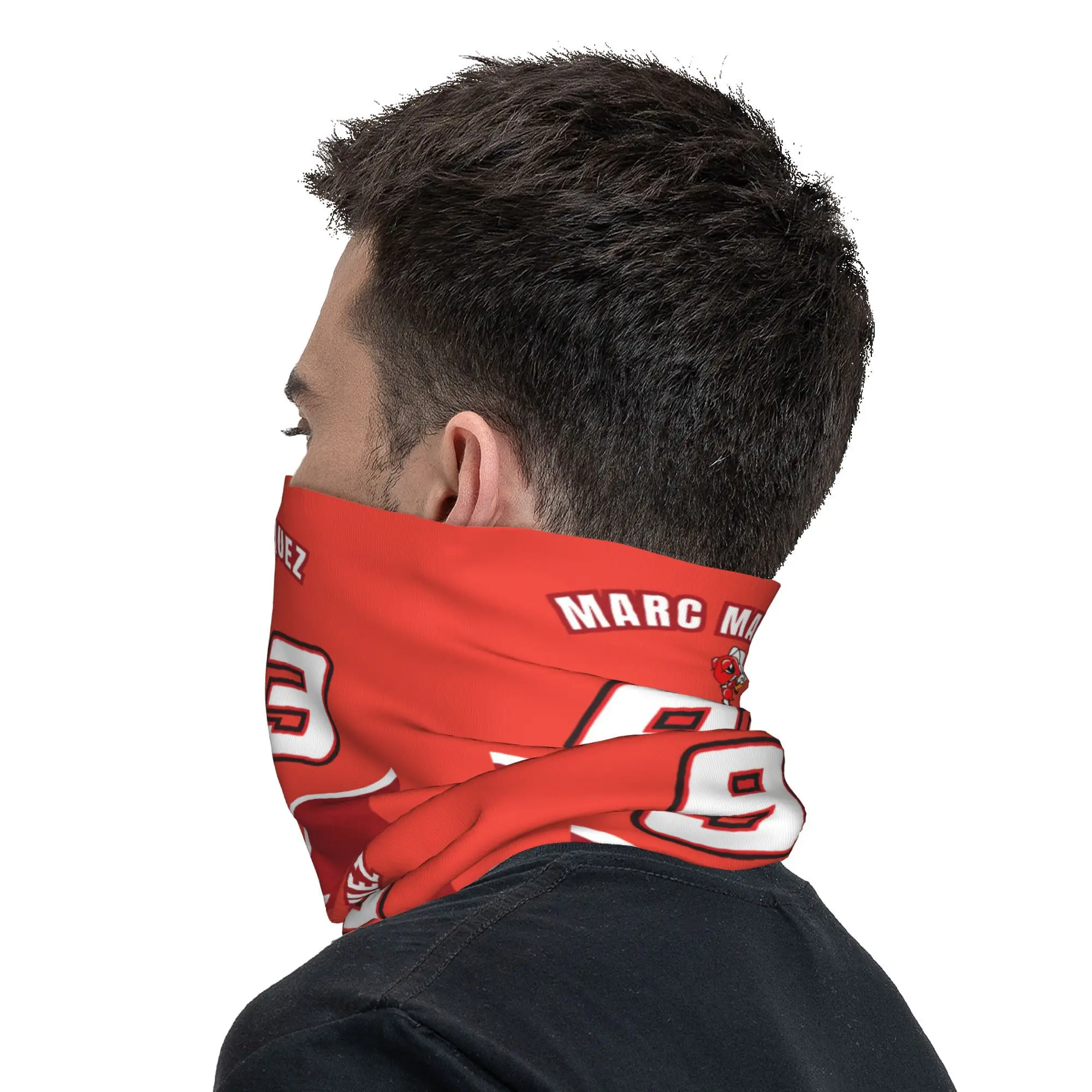 Motor-Marquezs Marxs Motorcycle 93 Racing Bandana Neck Warmer Men Women Winter Ski Hiking Scarf Gaiter Face Cover