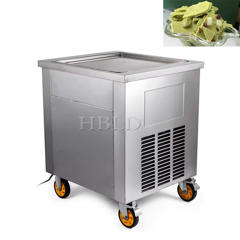 

Food Grade Stainless Steel Frozen Fried Ice Cream Roll Machine Commercial Frozen Yogurt Roll Machine