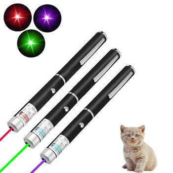 2-in-1 Mini Laser Pointer, LED Pet Training Flashlight, Scratching Toys for Pets and Cats, Christmas Gifts 1