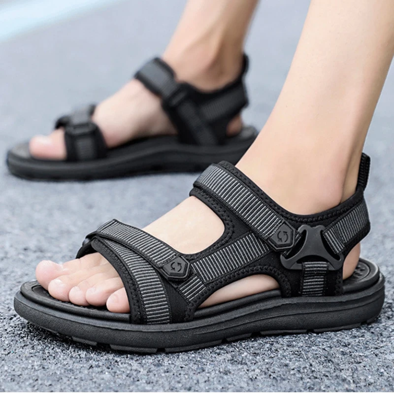 Oulylan Outdoor Fashion Leisure Men Sandals Summer Men Shoes Casual Lightweight Breathable Beach Sandals 40-45 Size