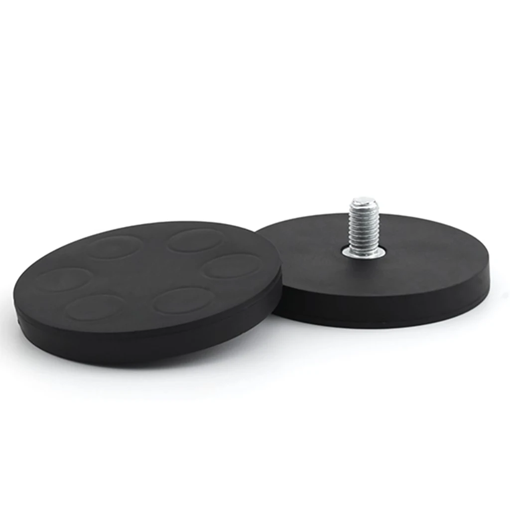 Description Picture 5 of item1/4 M4 M5 M6 Screw Strong Magnetic Magnet Mount Rubber Coated Base for Gopro 12 11 Car Roof Light Stand Phone Holder Bracket