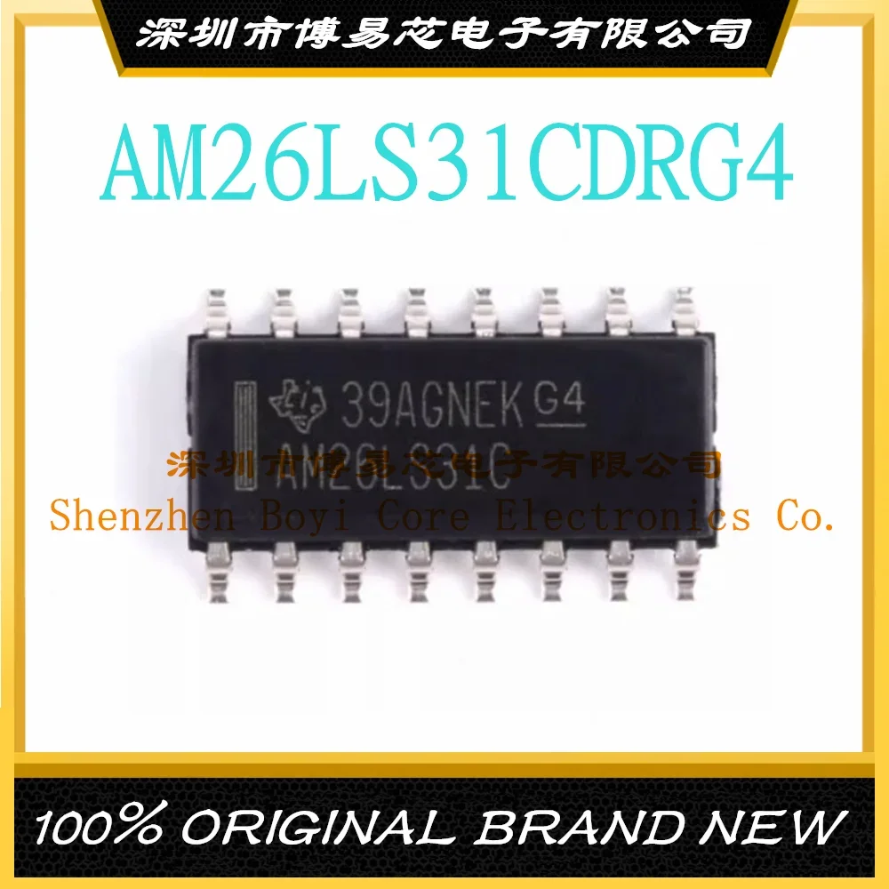 AM26LS31CDRG4 SOP-16 original genuine patch four differential line transmitter IC chip new original 5pcs adum1401arwz adum1401 soic 16 four channel digital isolator chip ic integrated circuit good quality