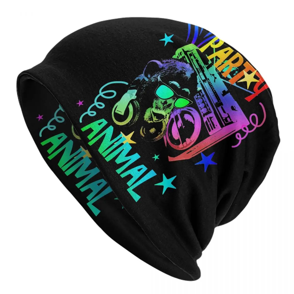 Monkey Boom Box Party Animal Caps Hip Hop Adult Outdoor Skullies Berretti Cappello Summer Warm Head Wrap Bonnet Cappello Lavorato A Maglia