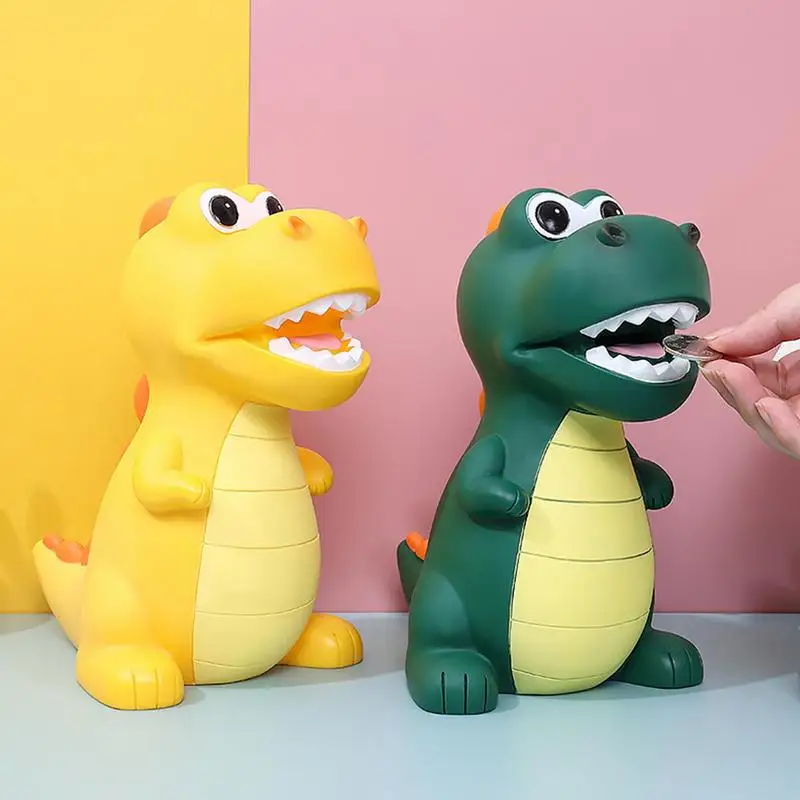 

Piggy Bank Dinosaur Coin Banks For Boys Kids Banks Learn To Save And Calculate Dino Shape Provides Happiness Cultivate Saving