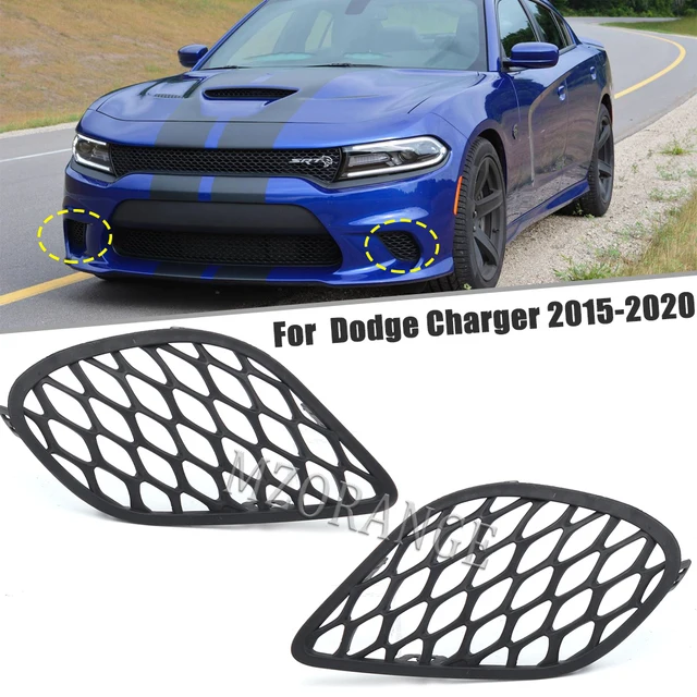 غطاء مصابيح مصابيح الضباب لدودج تشارجر ، مصبغة الوفير ، شبكة الإطار ، 2015-2018 ، 2019 ، 2020 ، 2021 ، CH1039168 ، 68280492AA