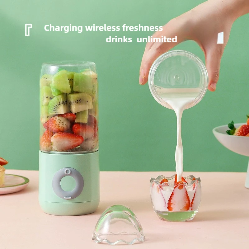 500ML Electric Juicer Portable Smoothie Blender 6 Knife Mini Blenders USB Wireless Rechargeable Mixer Juicers Cup For Travel 1