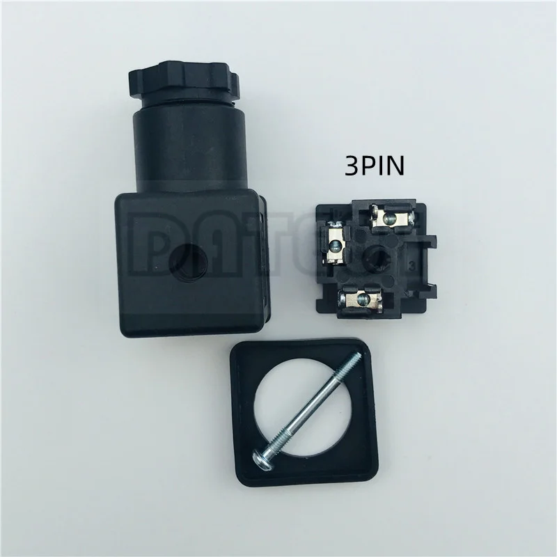 Terminal Pneumático da Tomada ca da Caixa de Junção da C.c. da Bobina Hidráulica da Válvula Solenóide de Mpm com Placa de Circuito da Luz Indicadora 18 mm