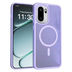 Ultra - Thin Wireless Charging Case - Silky Smooth Shockproof Cover with MagSafe Compatibility for OnePlus 15R (Light purple)