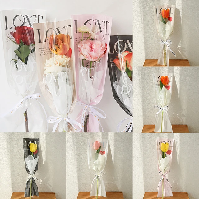 5psc/Lot Bouquet Wrapping Paper Valentine's Day Wedding Rose Floral  Wrapping Paper Birthday Party Favor Flower Wrapping Ribbons - AliExpress