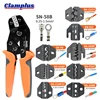 SN-58B Crimping Pliers Clamp Tools Set Multifunctional Terminals Electrical Clamp Dies Wire Crimper Ratchet Crimping Tools Kit 1