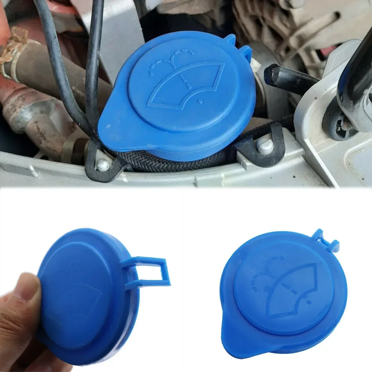 Car Windshield Wiper Reservoir Washer Bottle Cap Lid Top Car Windshield Spare Part Eservoir Washer Cap For Ford Focus 2011-2015 car washer bottle cap