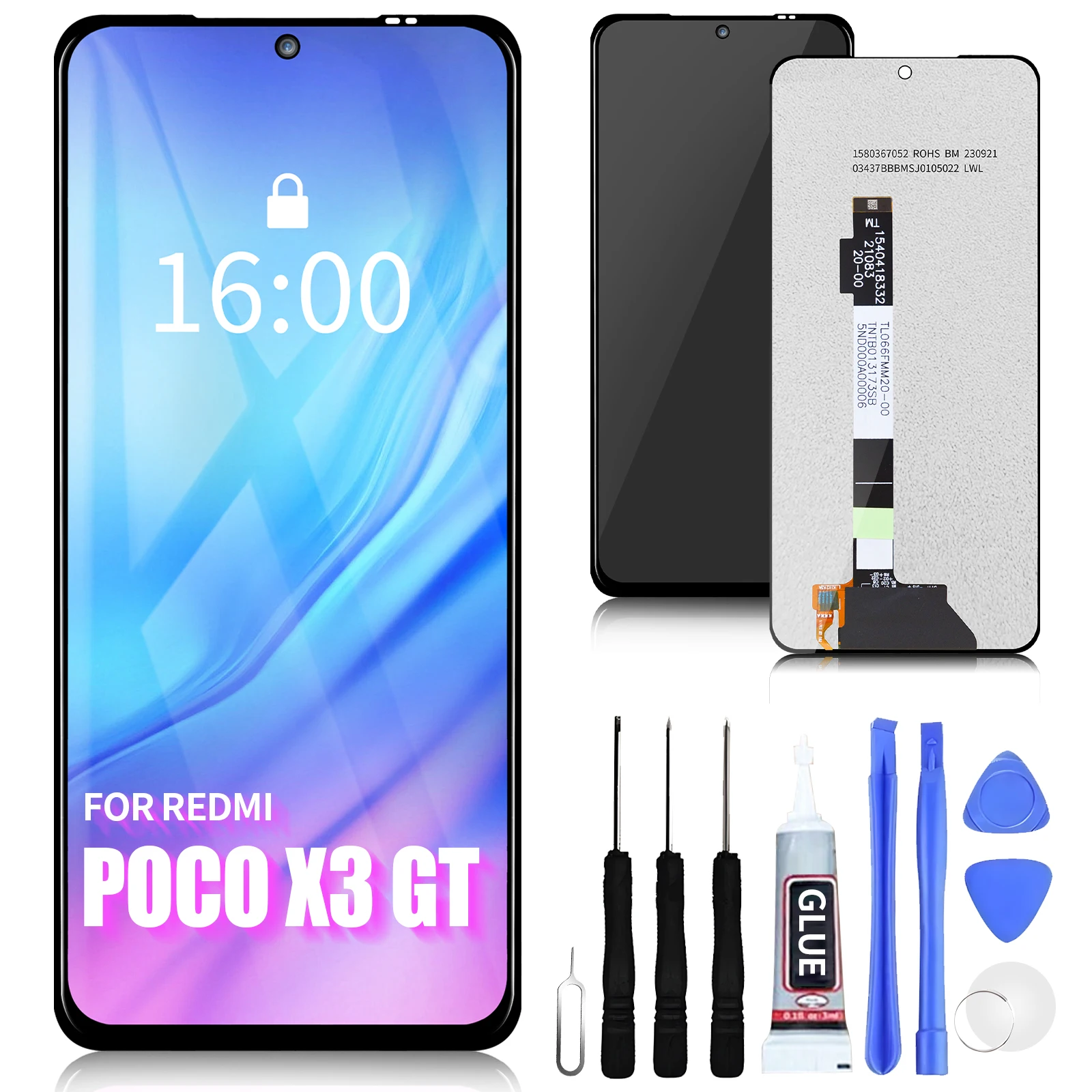 ЖК-дисплей 6,6 дюйма для Xiaomi POCO X3 GT