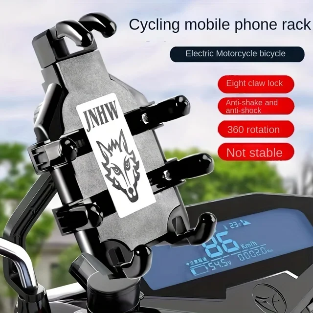 Rotatable Adjustable Bike Motorcycle Phone Mount - Shockproof Anti-Slip Holder For Phone Durable Motorcycle Phone Accessorie New