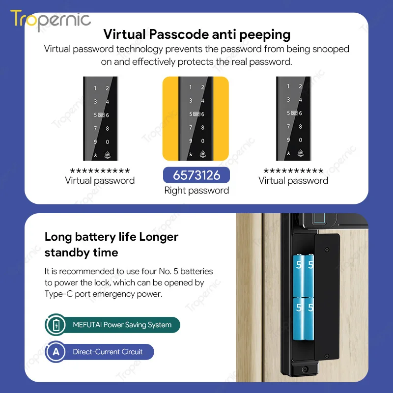 قفل ذكي دخول متعدد TTLOCK عن بعد