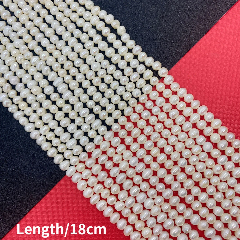 

High Quality AAA Grade Potato Shape Natural Freshwater Pearl Beads 2-12mm Jewelry Making DIY Bracelet Necklace Length/18cm