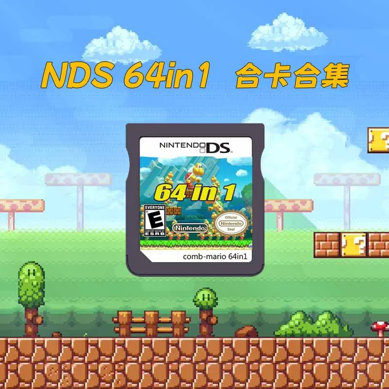 Cartucho de jogo Super Mario Bros com caixa, cartão mais recente do console  de vídeo DS, v1.16, versão em inglês, NDS 3DS 2DS - AliExpress