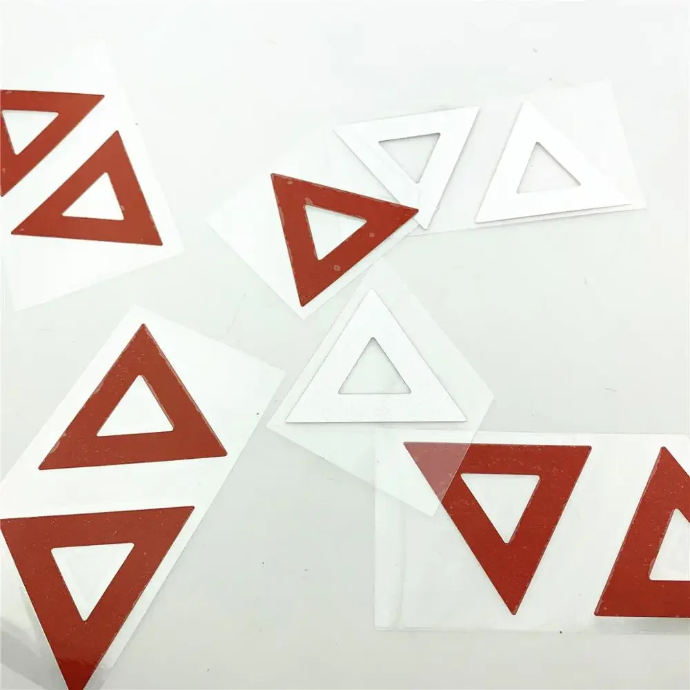 10pcs Decorative Sticker Safety Warning Stickers Motorcycle Stickers Personalized Waterproof Reflective Decals