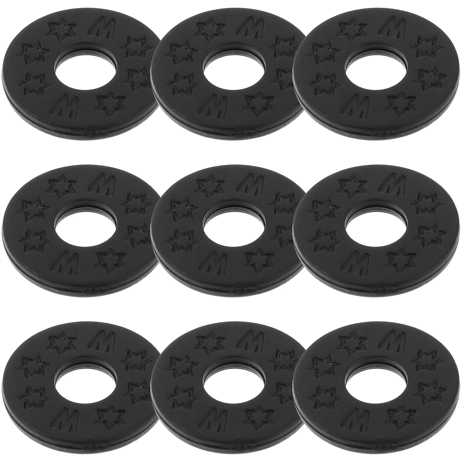 

10pcs Guitar Strap Lock Silicone Guitar Strap Gasket Guitar Strap Anti-slip Pad