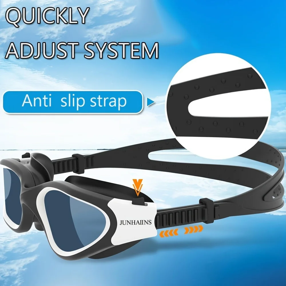 Swimming Goggles Anti-Fog And Anti-Ultraviolet Silicone Tape PC Quick Adjustment Anti-Skid Tape Adult Swim Accessories