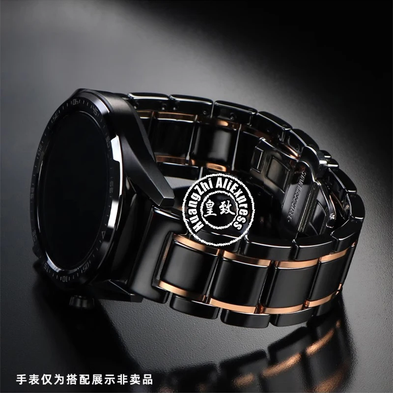 Ceramic Replacement Bracelet Strap for 22mm Watches - Durable & Stylish for Men and Women