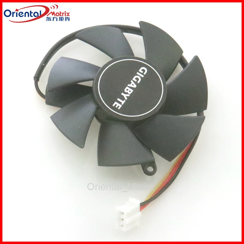 FS1250-S2053A 47mm DC12V 0.19A 3Pin For GIGABYTE GTX1050ti 1050 1030 ...