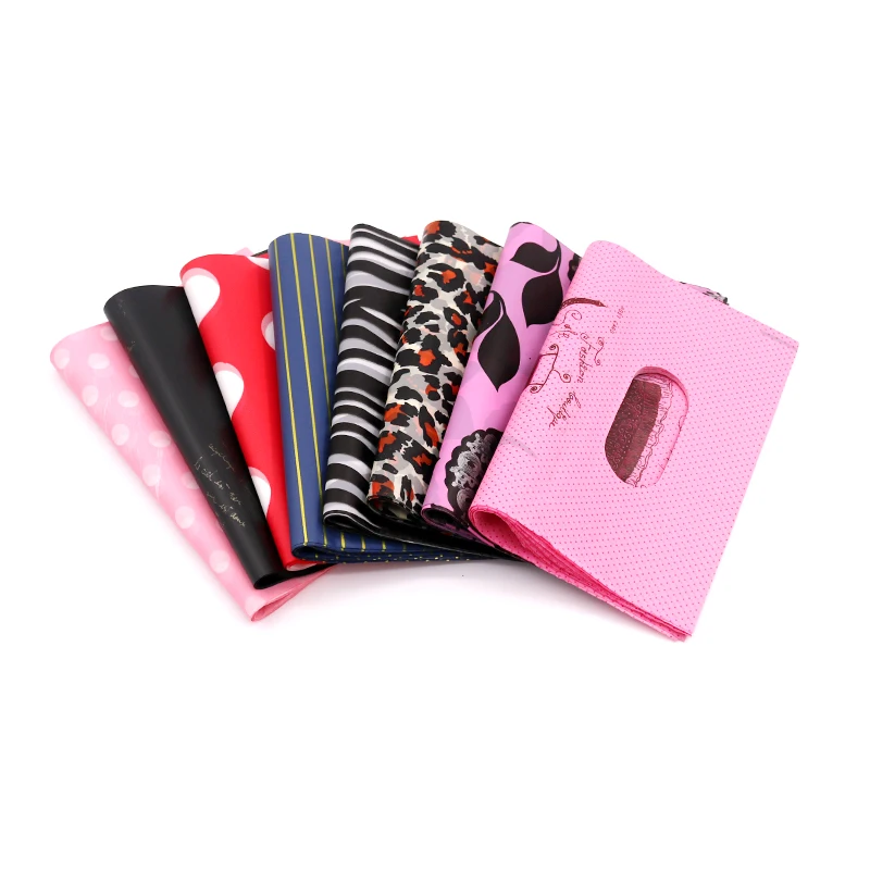 20Pcs/Lot 15x20cm Colorful Plastic Gift Bag For Wedding Party Candy