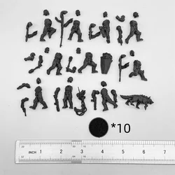 Grim Guard Enforcers Resin Kit - Sci - fi RPG Tabletop Miniatures, Unpainted Figures (Model)
