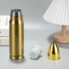 350/500/1000ml Creative Bullet Thermos Bottle Portable Double Layer Vacuum Flask Stainless Steel Water Bottle Rocket Shell Cup
