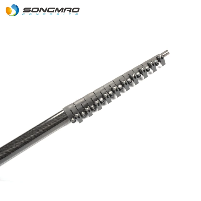 Telescoping Carbon Fiber Pole Camera Cleaner with Removable Brush