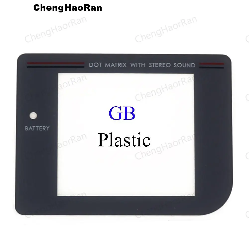 12 모델 GB GBA SP GBC GBL GBP 렌즈 보호대 (Adhensive 교체 수리 부품 포함) 용 게임 보이 용 플라스틱 유리 스크린 렌즈