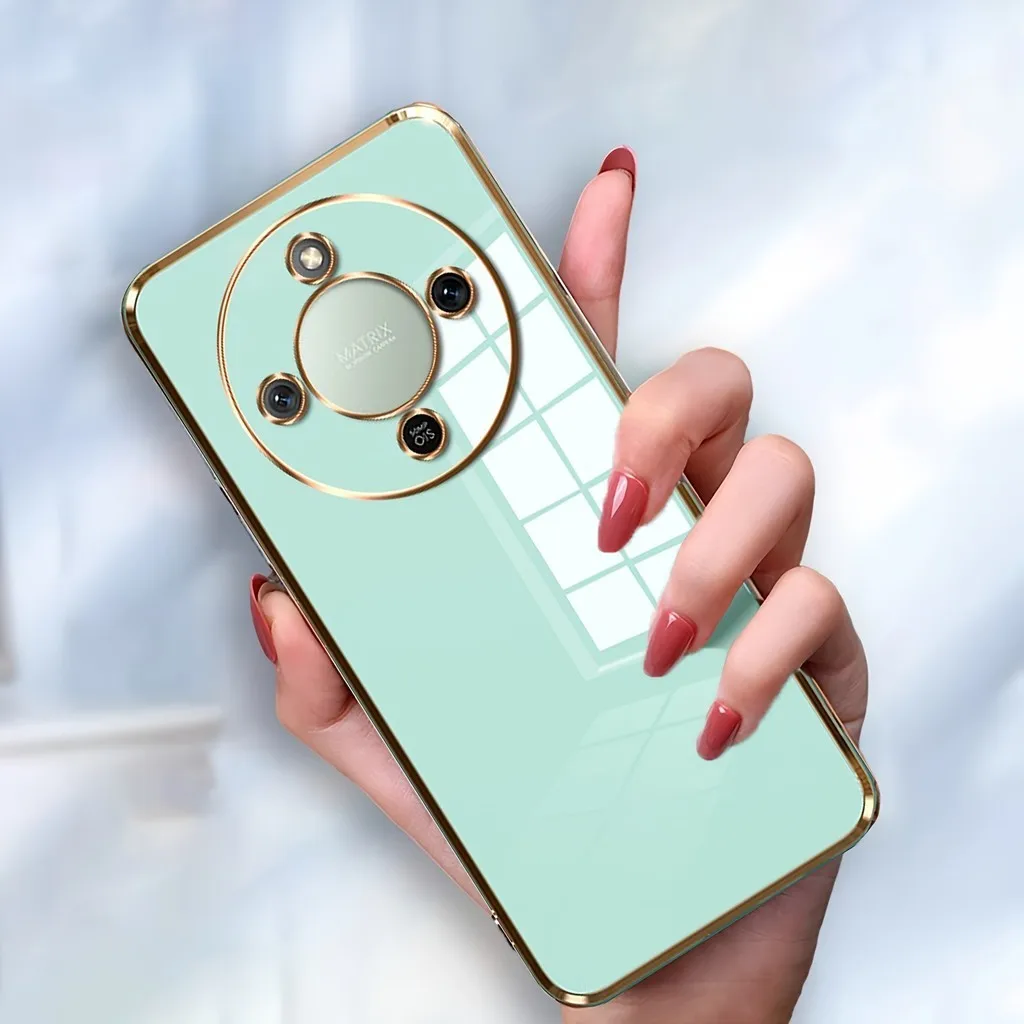 Stylish Ultra-Thin Skin-Friendly Electroplated Bezel TPU Phone Case