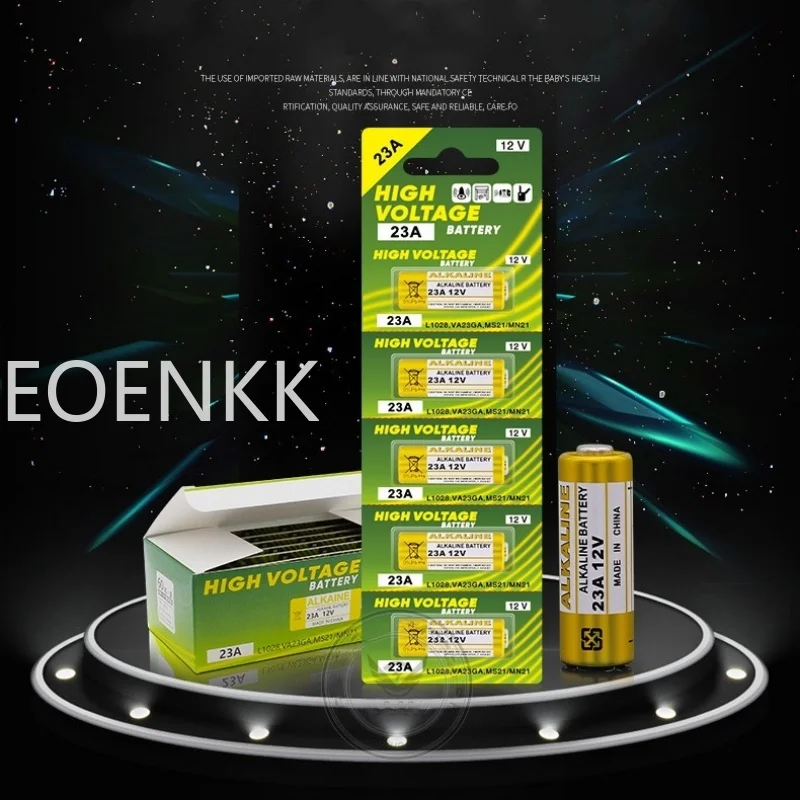 20PCS 12V 23A Alkaline Battery A23 23GA A23S E23A EL12 MN21 MS21 V23GA L1028 GP23A LRV08 For Remote Control Doorbell Dry Cell 5