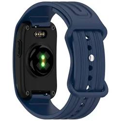 Silicone Sports Breathable Bracelet Wristband with Eight Character Buckle - Garmin CIRQA (Denim blue)