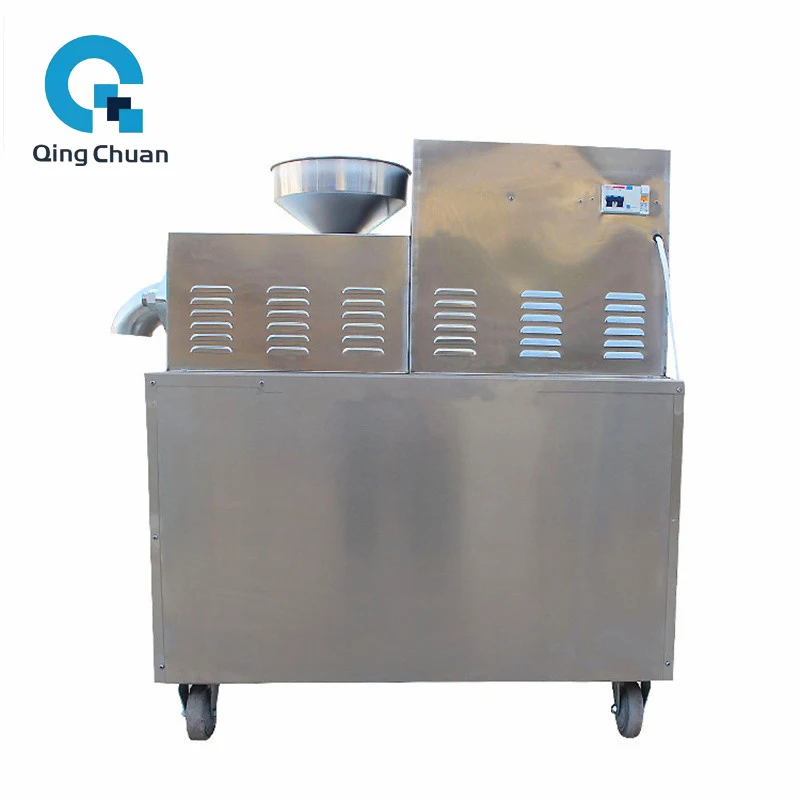 Oil Press Machine DH-50 3750W Commercial Peanut Flaxseed Squeezer Business Sesame Sunflower Seeds Pepper Coconut Extraction 4