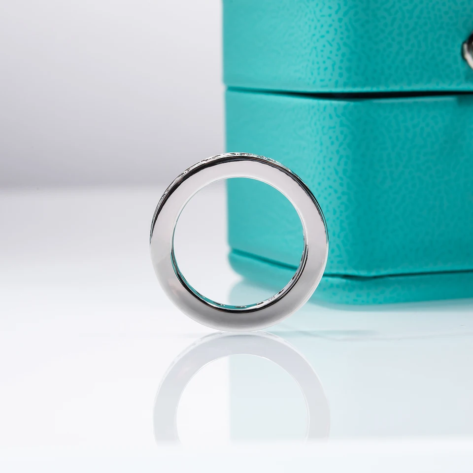 レア!! ASH＆DIAMONDS★ミラーチャーム【新品】BLUE【ヴィンテージ AnuJewel Bow Tie D Color Moissanite Wedding Band Rings