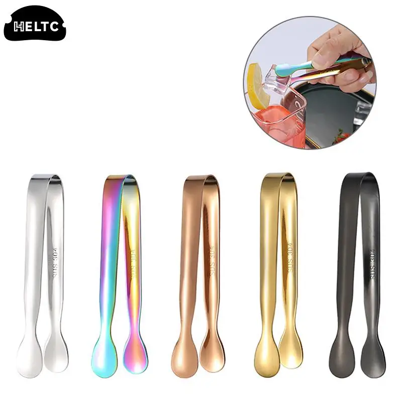 Home Cooking Utensils Stainless Steel Gold Kitchen BBQ Tongs Multiple Styles Cake Clip Food Steak Clamp Kitchenware Accessories
