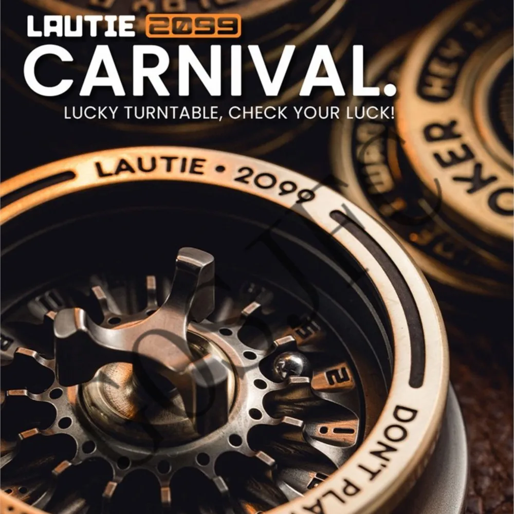 Lautie edcカーニバルフィジェットスピナー、メタルストレス解消