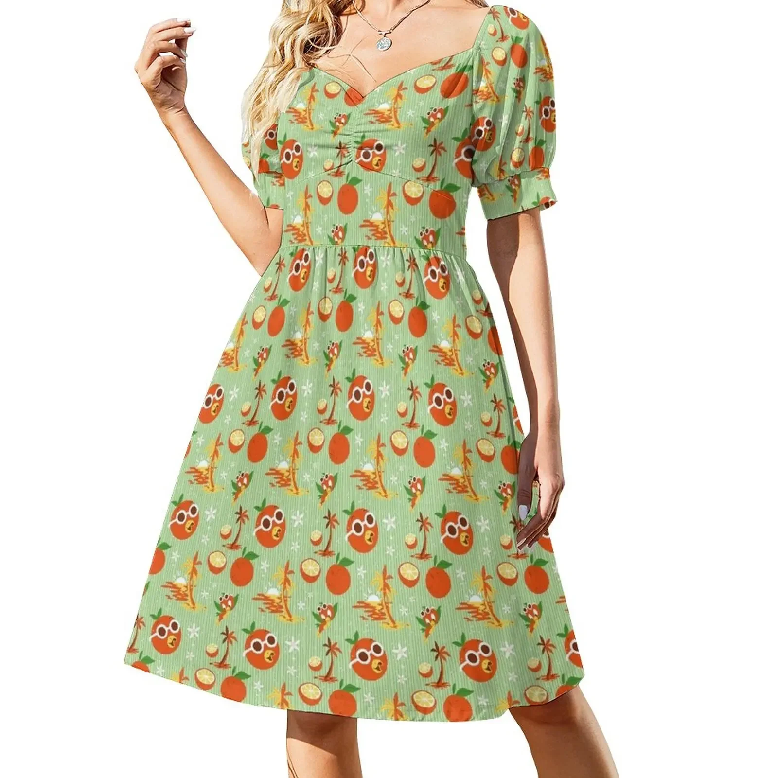 

Stay Fresh Little Orange Bird! Sleeveless Dress birthday dresses for women women's elegant loose dresses