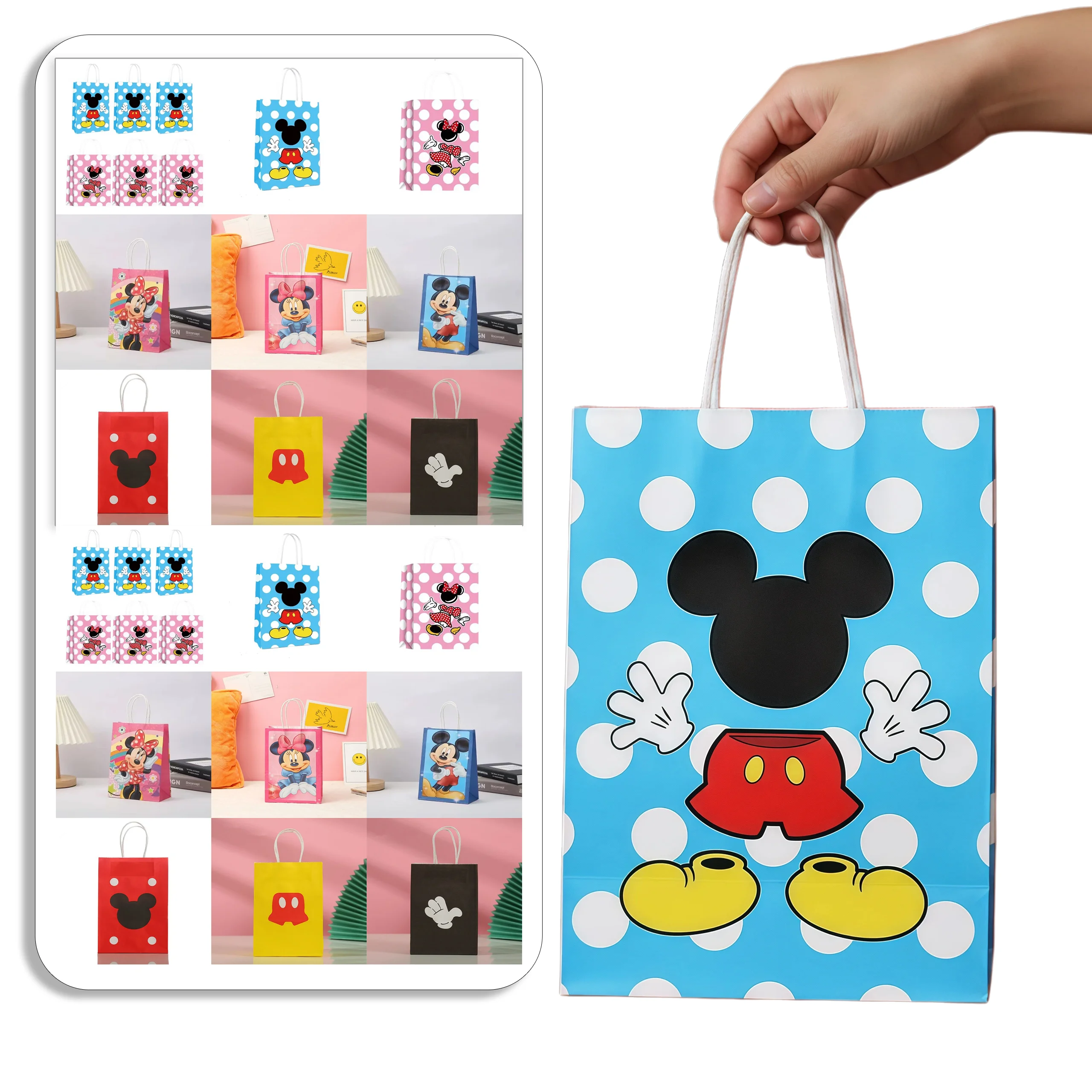 Sacs cadeaux Mickey Minnie | Fête d'anniversaire enfants