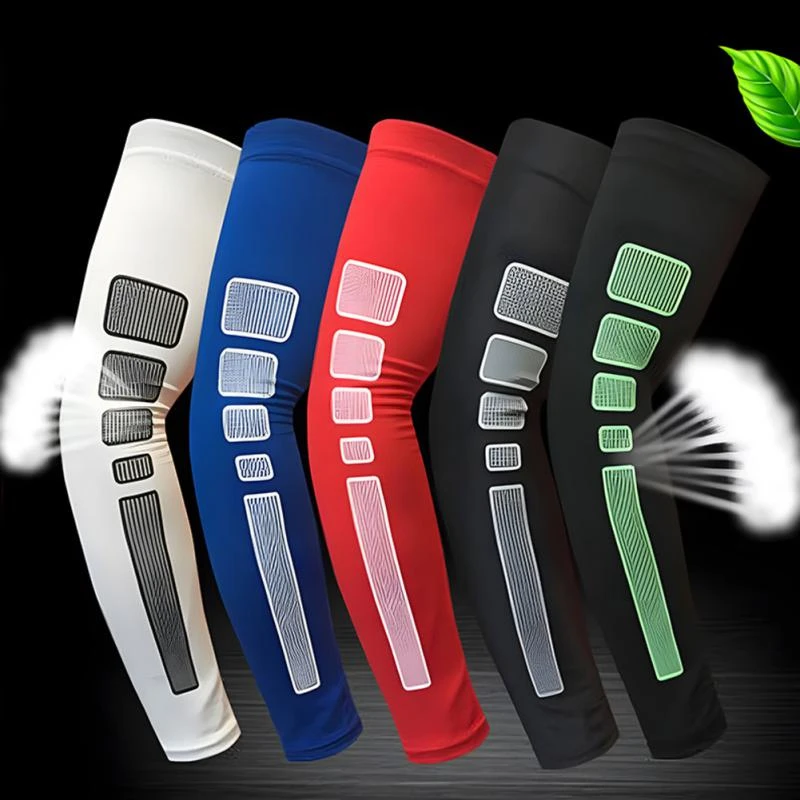 1pc Sport Arm Warmers Sleeves Bike Cycling Breathable Running Fitness Protective Elbow Pads