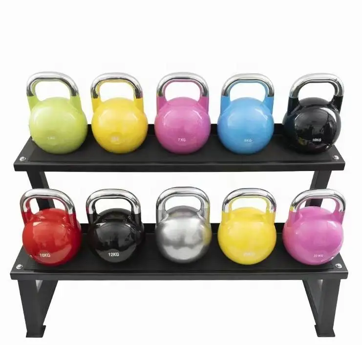 Kettlebell In Ghisa Verniciato A Polvere/Kettlebell Da Competizione Di Alta Qualità/Kettlebell Pro Grad