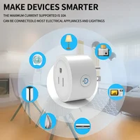 ปลั๊กอัจฉริยะ Zigbee US พร้อม Wi‑Fi, ตัวตรวจสอบการใช้พลังงาน, ควบคุมด้วยเสียงสำหรับ Alexa และ Google Assistant, แอป Tuya, ฟังก์ชันตั้งเวลา/กำหนดเวลา 5