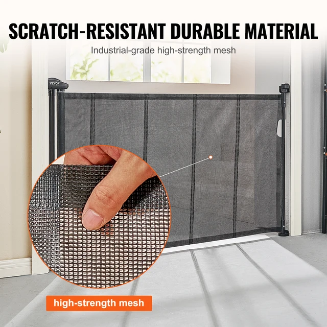 Retractable Mesh Baby & Pet Gate 5