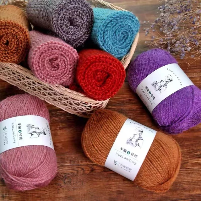 High Quality 100g/Ball DIY Soft Crochet Yarn Thick Wool Yarn Crochet Yarn  Hand Knitting Cashmere Yarn Knitting Wool Sweater - AliExpress